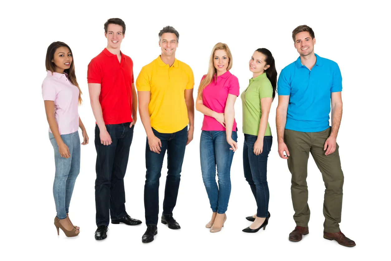 Playera polo sin botones para uniformes y ropa deportiva