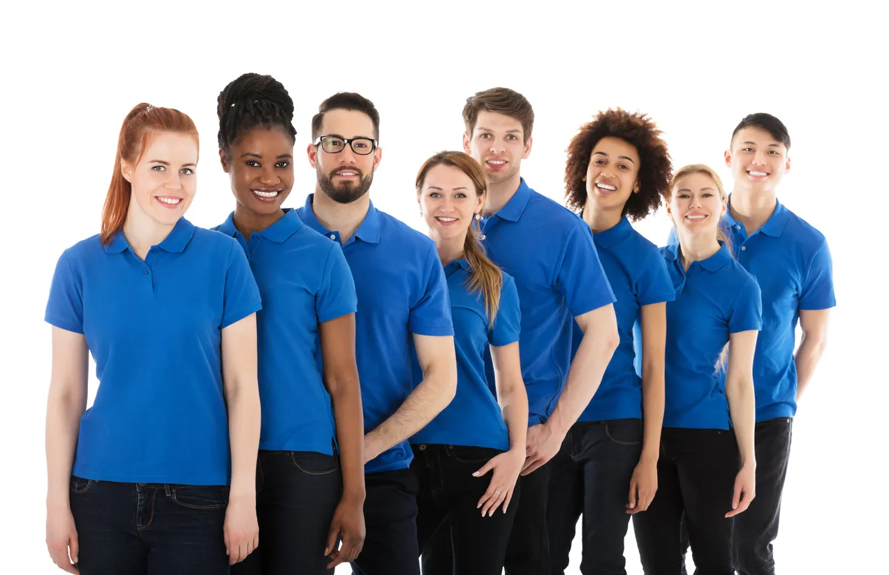 Playera polo 100% algodón para uniformes empresariales y promociones