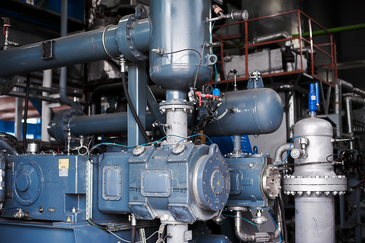 Compresor de pistón de diafragma de cuatro etapas. Unidad de separación de aire. Planta industrial Сryogenic