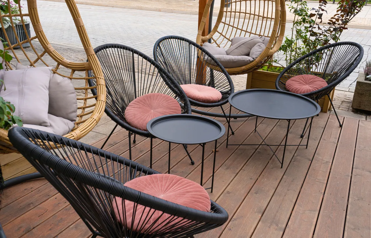 mecedora de herrería