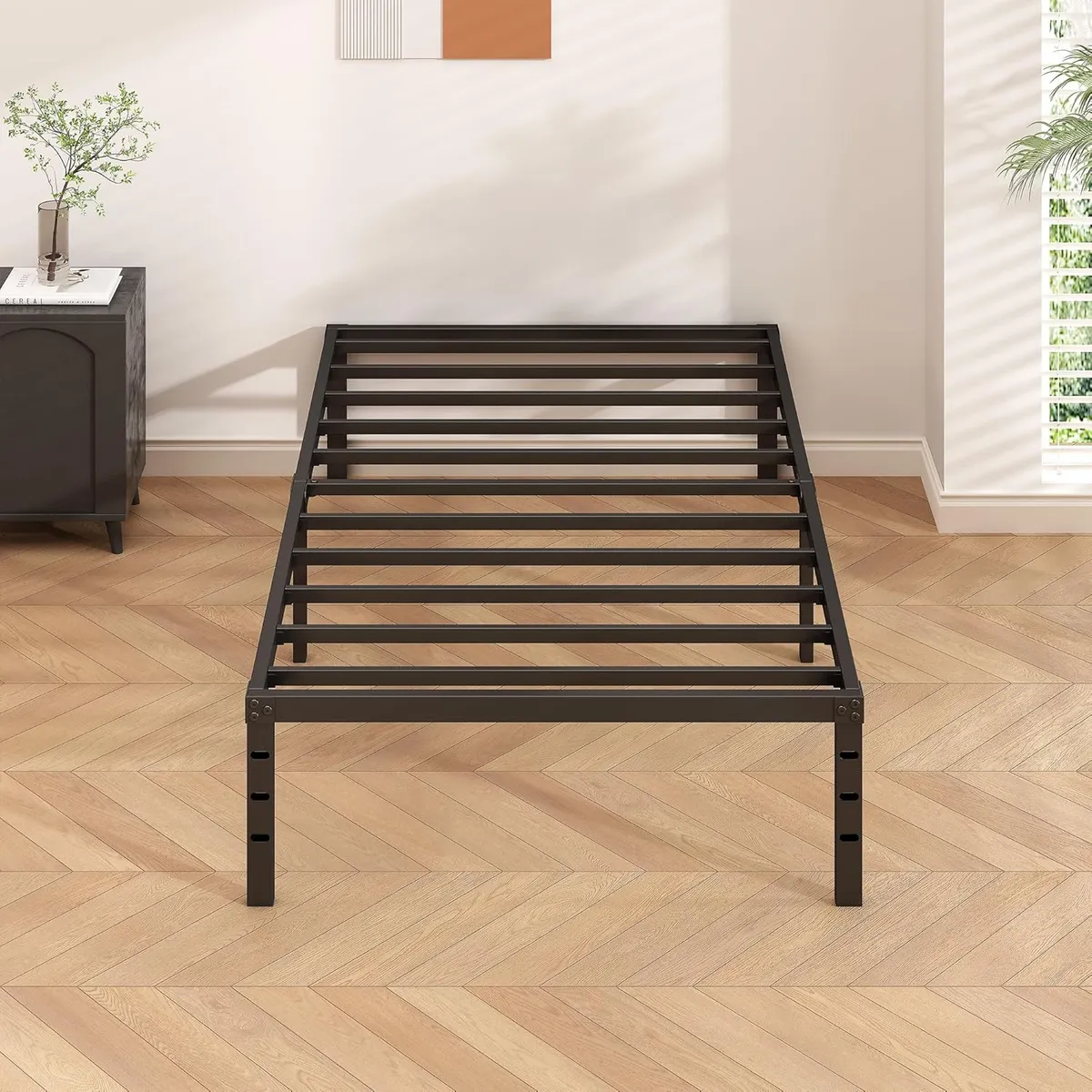 Base Metálica para Cama Individual SONHEO HOME vista frontal 