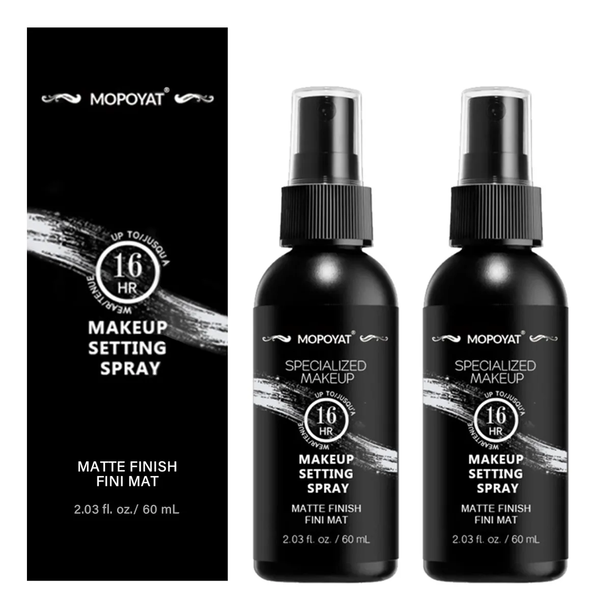 Spray Fijador de Maquillaje MOPOYAT vista frontal 