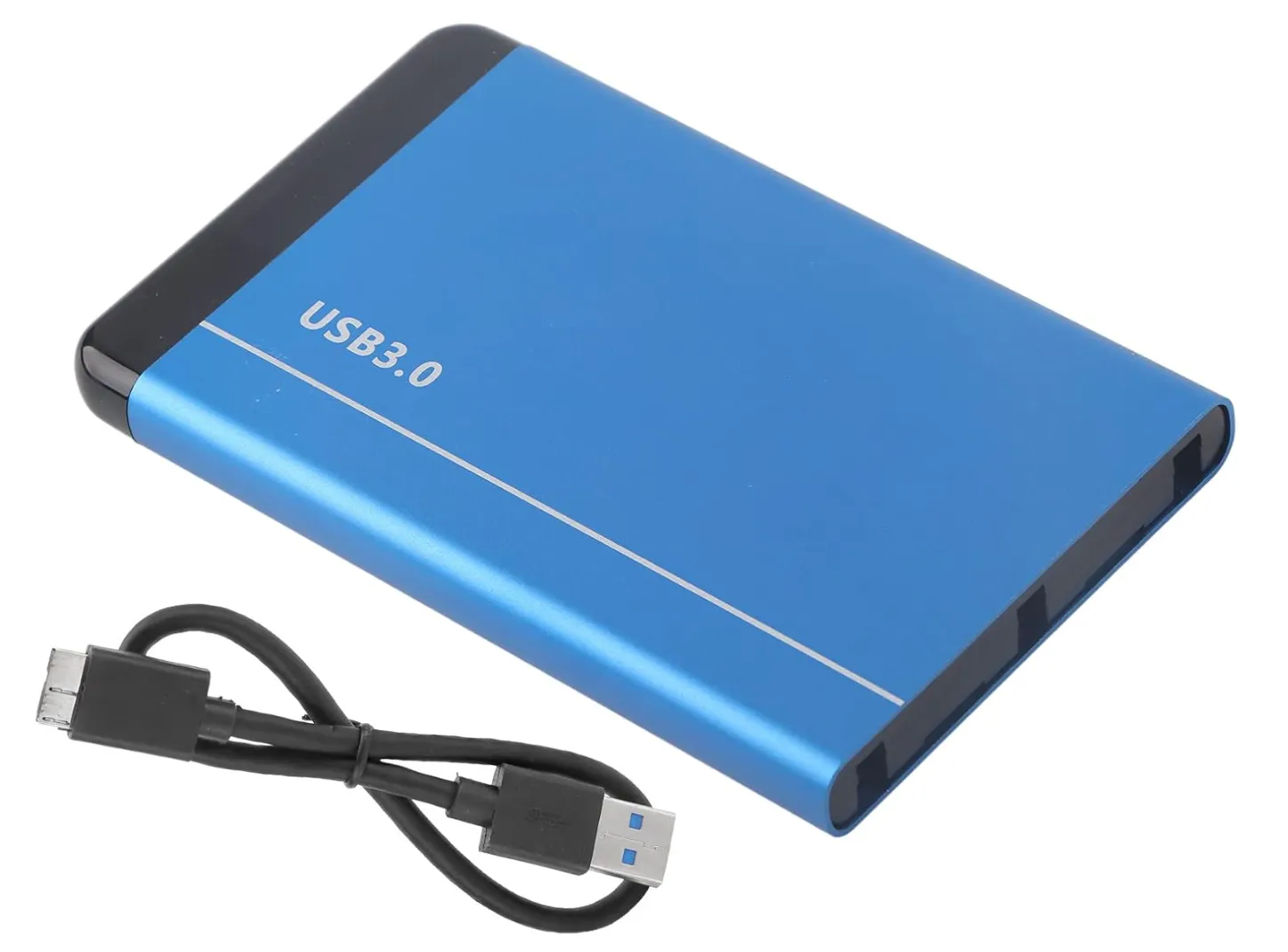 Caja para Disco Duro Externo 8TB USB 3.0 Azul – SSD/HDD Portátil | Venta al por Mayor