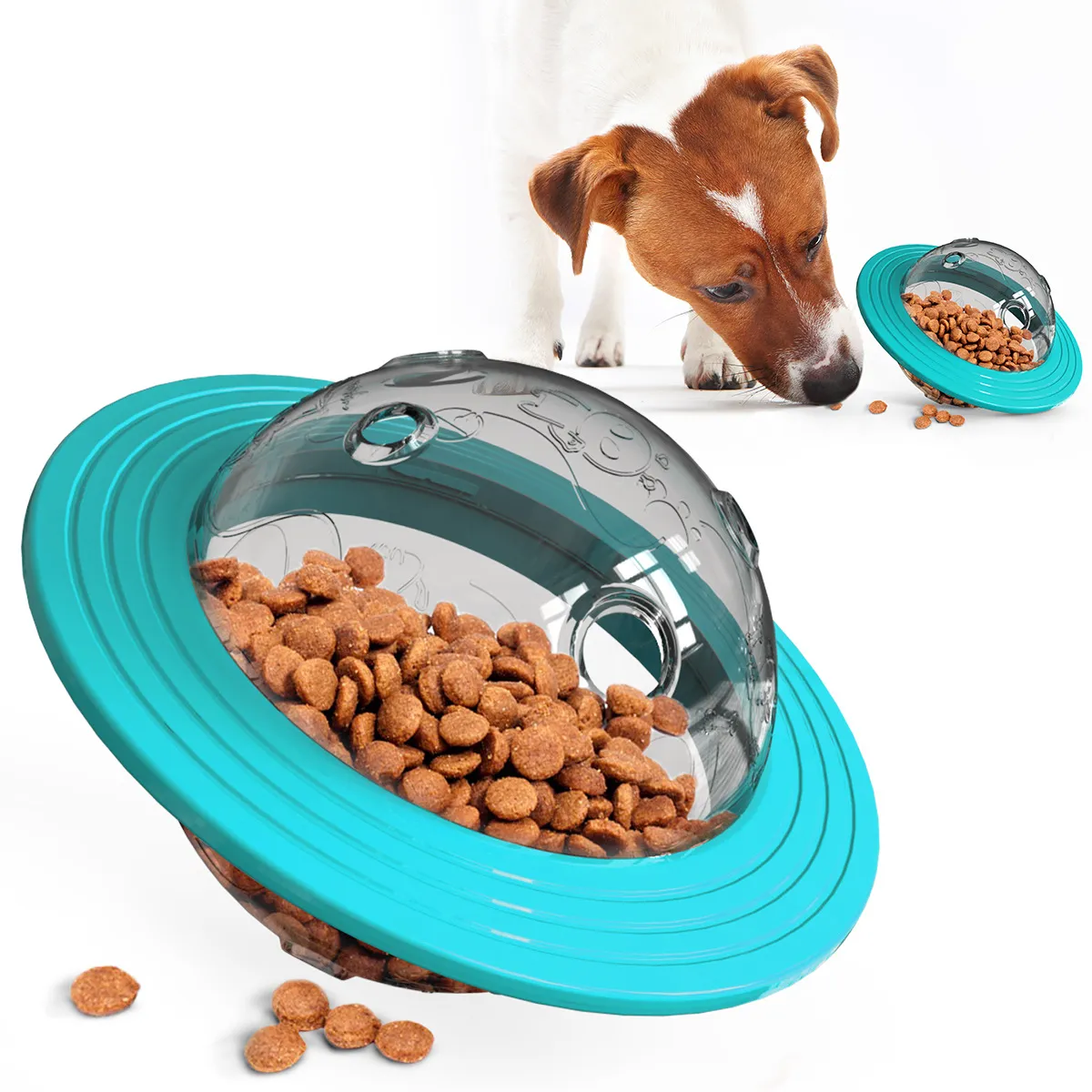 Juguete UFO Interactivo para Perros y Gatos vista frontal 