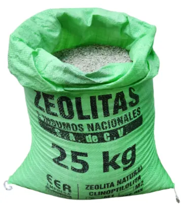 Saco de 25 kg de zeolita natural