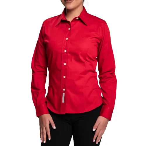 Camisa de Gabardina Premium para Dama AirMan | Venta al Mayoreo vista frontal