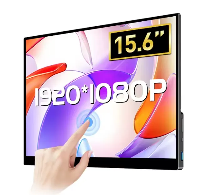 Monitor portátil táctil 15.6” LCD FHD – Antiluz azul y multitáctil