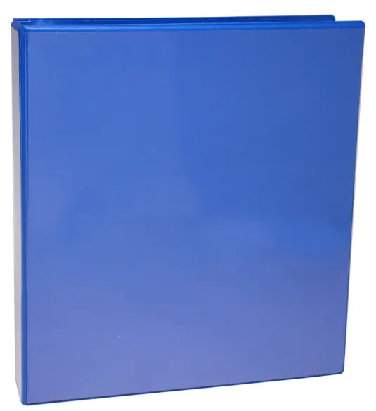 Carpeta Tamaño Carta 1 1/2 color azuly vista frontal