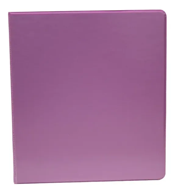 Carpeta de Vinil con Argollas 1 1/2" Línea NEON  color morado