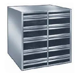 Gabinete de acceso frontal AG‑2000 (90 lb de carbón)