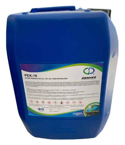 Ácido Paracético (Peracético) al 15% de Concentración – Grado Industrial