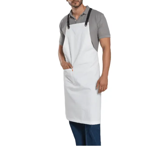 Mandil UNILINE Cook Wear gabardina blanco (reversible)