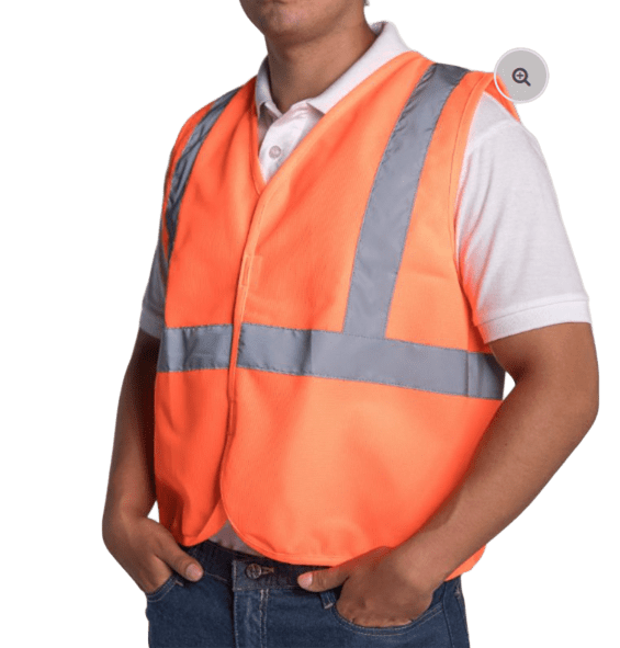 CHALECO UNILINE HI VIS ULTRA LIGERO NARANJA CON CINTA REFLEJANTE
