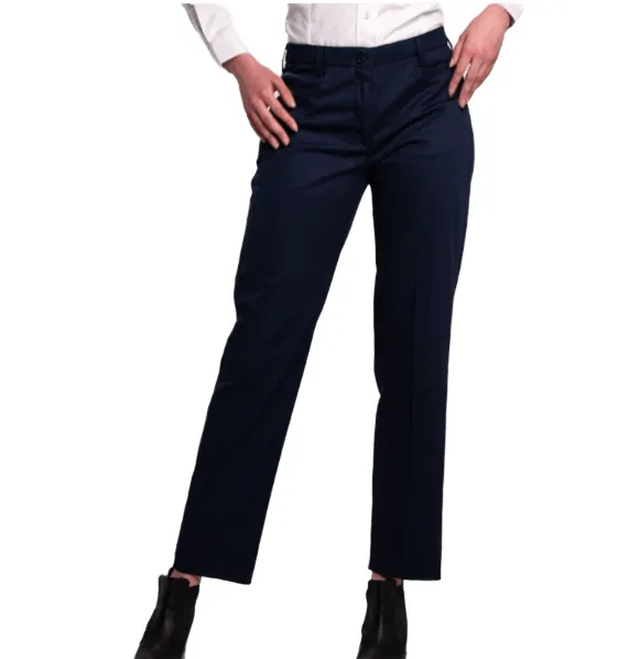 Pantalón gabardina stretch confort Modern Fit dama azul marino AIRMAN