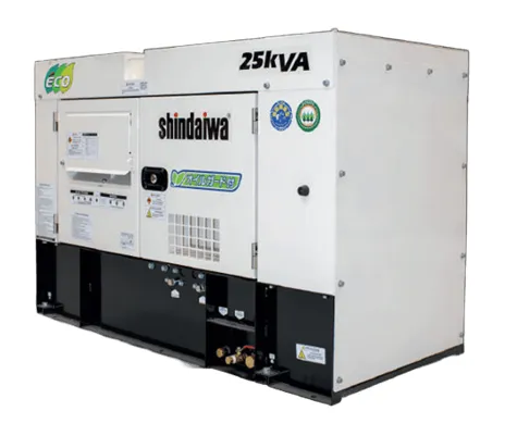 Generador múltiple Shindaiwa DGM250MK-D: multivoltaje, bajo ruido y bajas emisiones