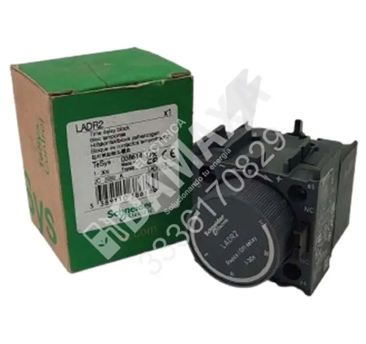 Bloque de contactos temporizados para señalización y control industrial