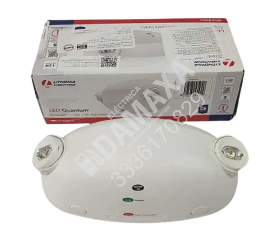 Luminario de emergencia LED 120-277 V 60 Hz para uso industrial y comercial