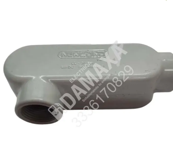 Condulet Ovalado LL 3/4 NEWCOND de Aluminio para Conduit 3/4