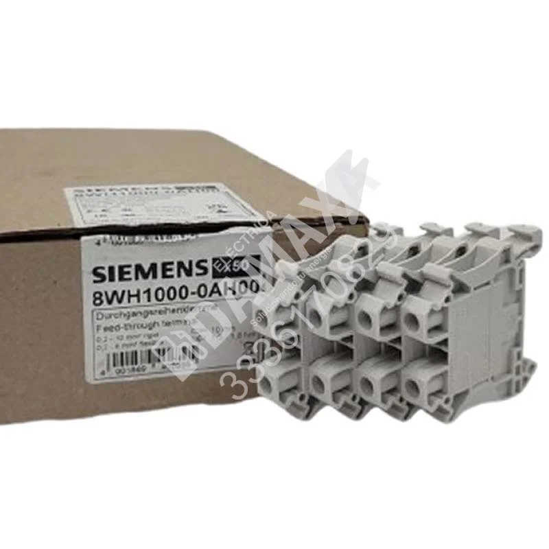 Clema 8WH1000-0AH00 Siemens (Clema 24-8) para Tablero Eléctrico y Riel DIN
