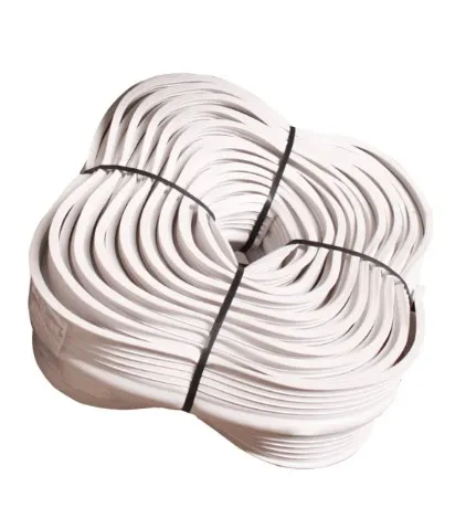 Banda PVC Ojillada Blanca 4” (10 cm) de Ancho x 25 m de Largo
