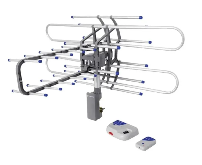 Antena aérea TV giratoria 360° con cable coaxial 10 m Volteck ANGI-360 (48114)