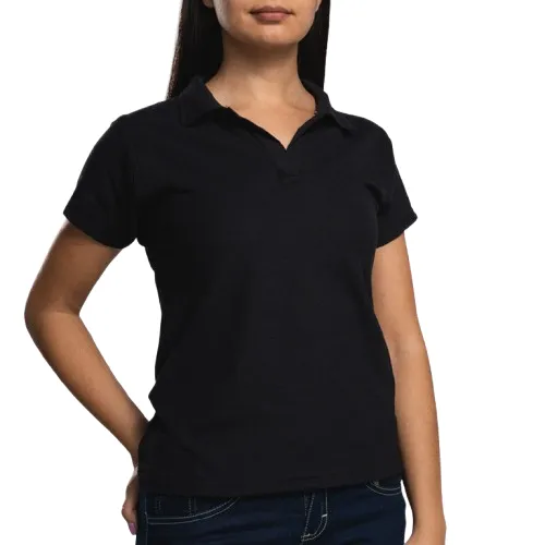 Polo AirMan ForceOne Negro para Dama al Mayoreo – Estilo, Resistencia y Confort
