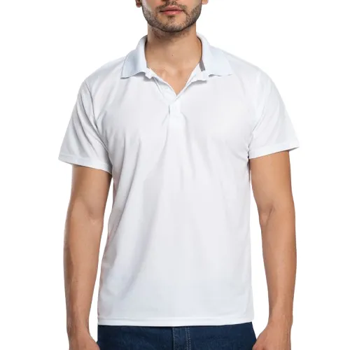 POLO AirMan Dry Tec Blanco Caballero al Mayoreo - Tecnología, Estilo y Confort