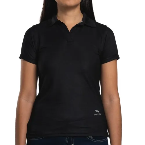 POLO AirMan Dry Negro Tec Dama al Mayoreo - Tecnología, Estilo y Confort