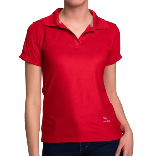 POLO AirMan Dry Rojo Tec Dama al Mayoreo - Tecnología, Estilo y Confort