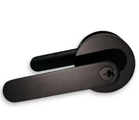 Manija Imola ENT/REC negro aluminio para entrada, recámara y baño