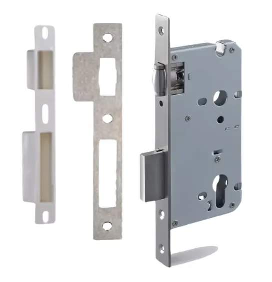 Mecanismo de embutir con resbalón Mod. 120 inox304 para puertas