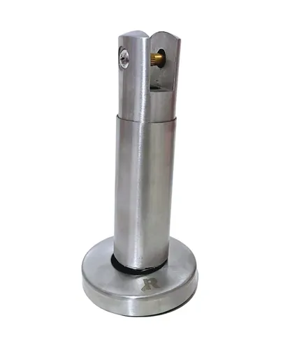 SOPORTE DE PIE MAMPARA ACERO INOX VAHMEX ajustable en acero inoxidable 304