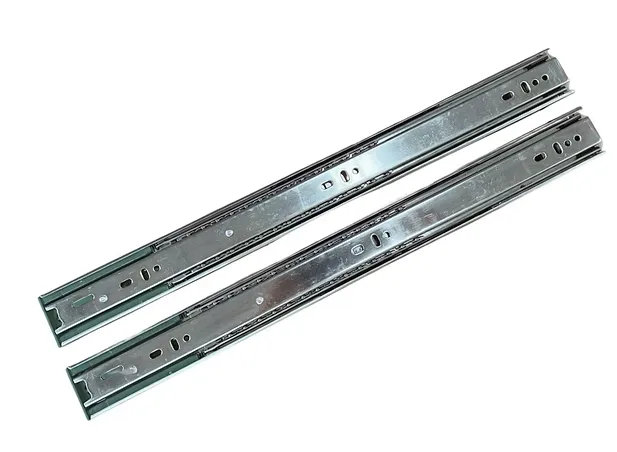 Corredera extensión total cierre suave 45 cm acero zinc