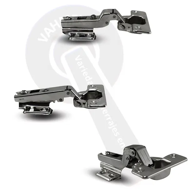 BISAGRA BIDIMENSIONAL GRAN ESPESOR C. SUAVE 40MM RECTA PAR 110°