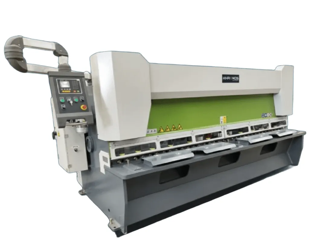 Guillotina hidráulica KMQC11K‑6X3200 para corte industrial de lámina