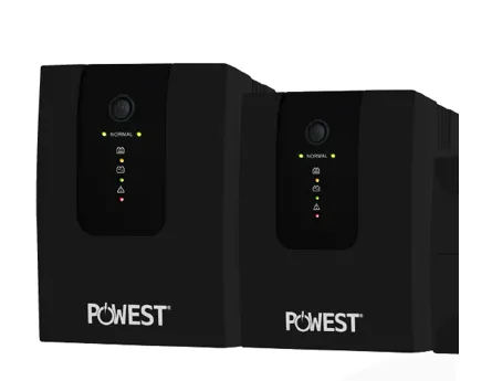 UPS POWEST Interactiva 1250VA para respaldo eléctrico y protección de equipos