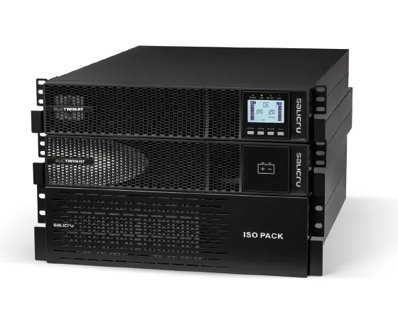 SAI On-line doble conversión torre/rack de 6 kVA con FP=1 KIT SLC-6000-TWIN RT2 T UL
