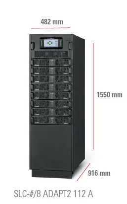 SAI On-line doble conversión modular SLC-#/8 ADAPT2 112 A de 112 kVA ...