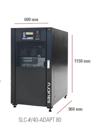 SAI On-line doble conversión sistema de 1 a 2 módulos de 40 kVA SLC-#/40-ADAPT 80 Salicru
