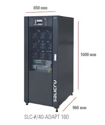 SAI on-line doble conversión sistema de 1 a 4 módulos de 40 kVA SLC-#/40-ADAPT 160 Salicru