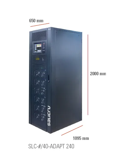 SAI On-line doble conversión sistema de 1 a 6 módulos de 40 kVA SLC-#/40-ADAPT 240 Salicru