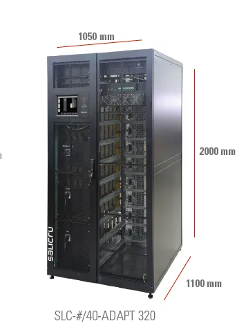 SAI On-line doble conversión sistema de 1 a 8 módulos de 40 kVA SLC-#/40-ADAPT 320 Salicru