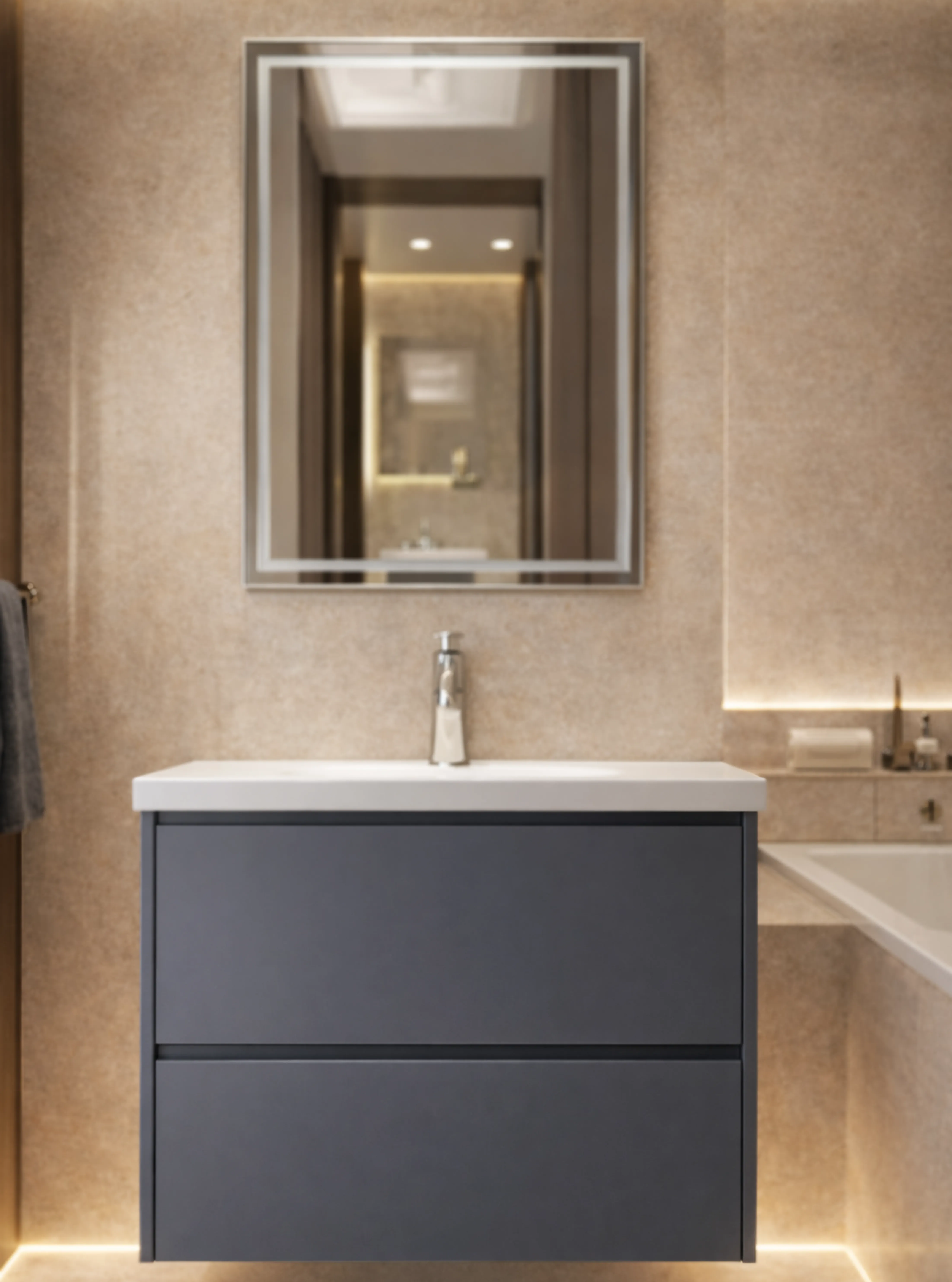 Gabinete para baño HERMATITA 60 fabricado en plywood