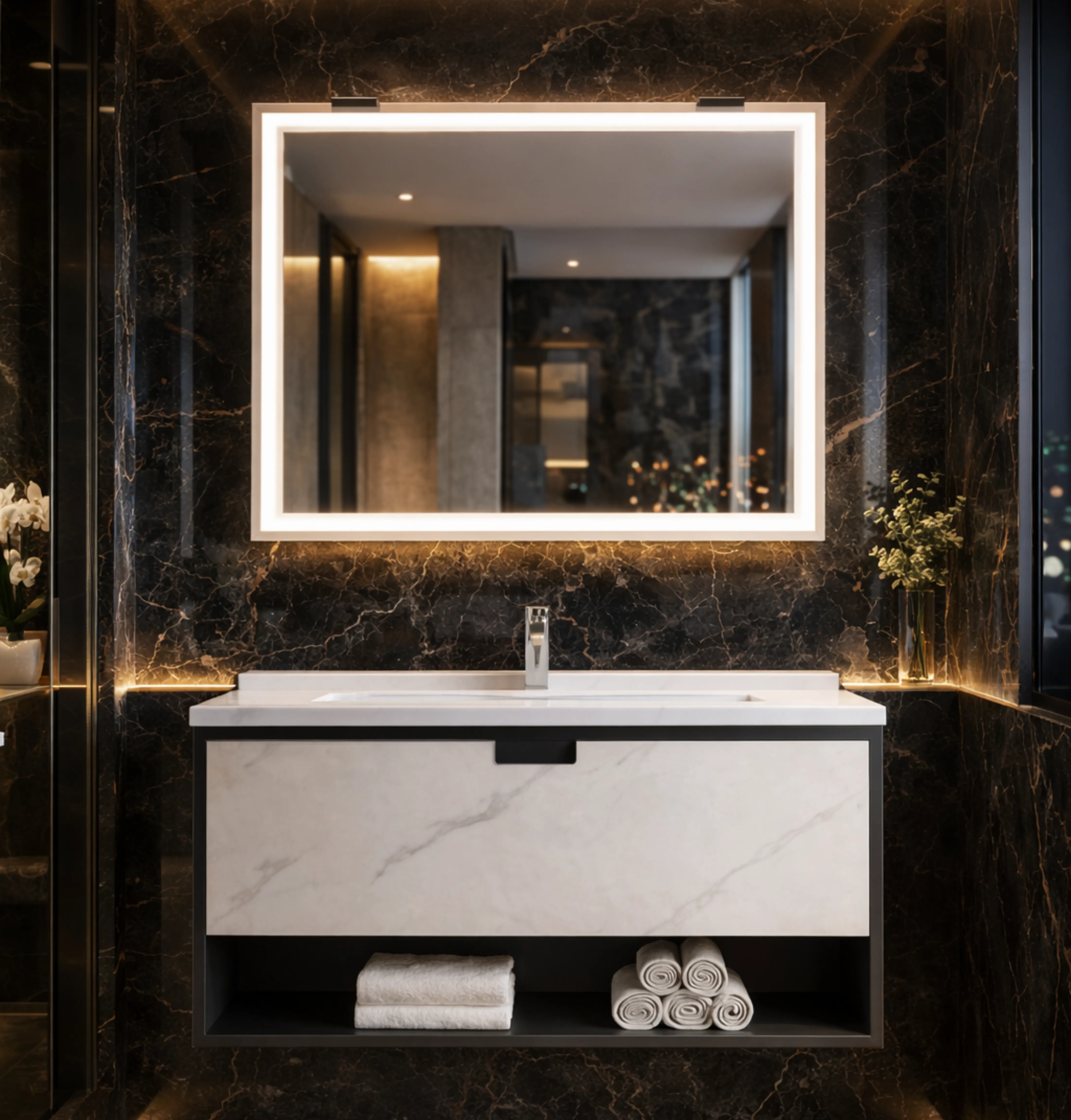 Gabinete para baño RUBÍ fabricado con plywood