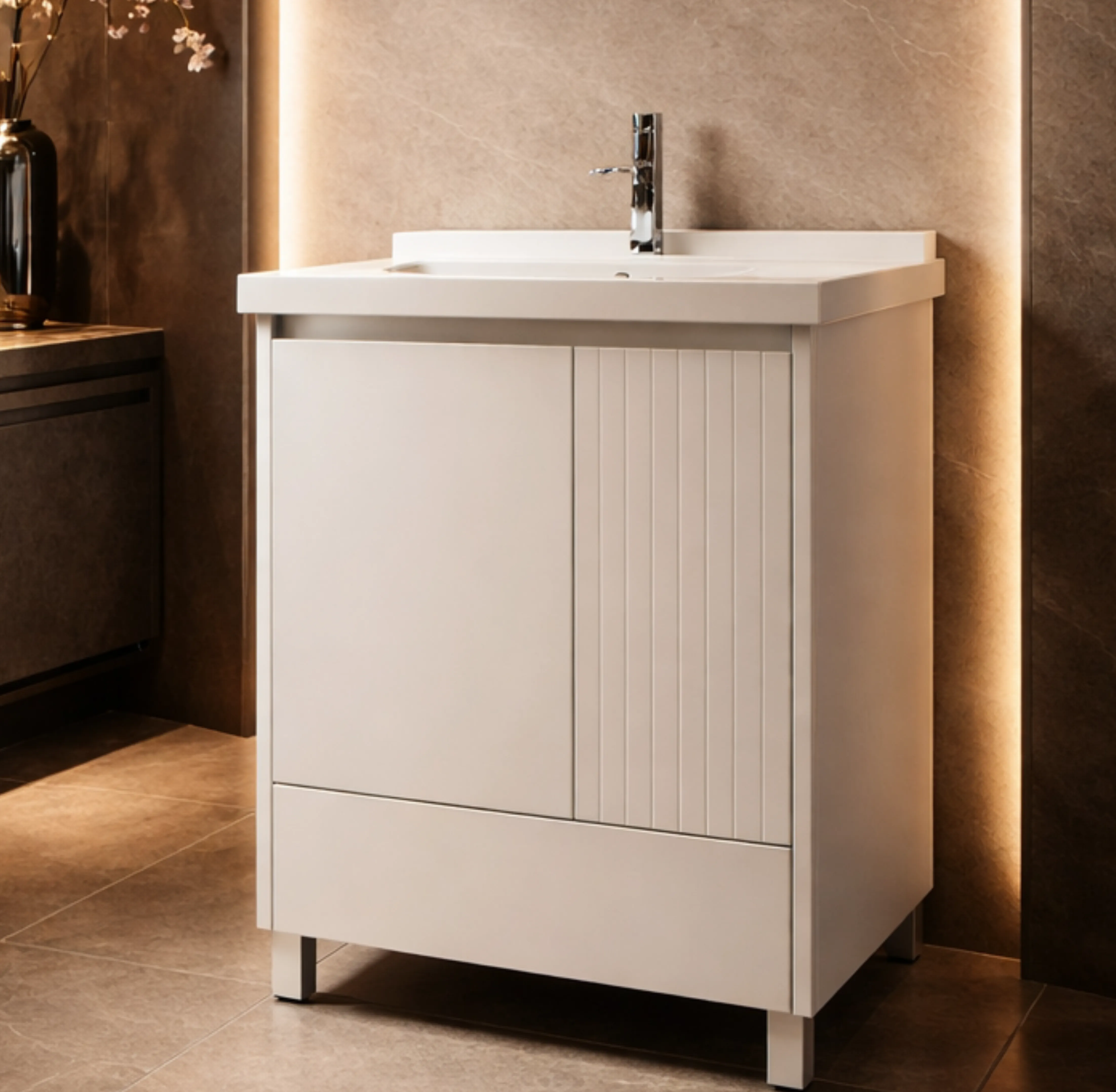 Mueble para baño SAMÍN de MDF laqueado