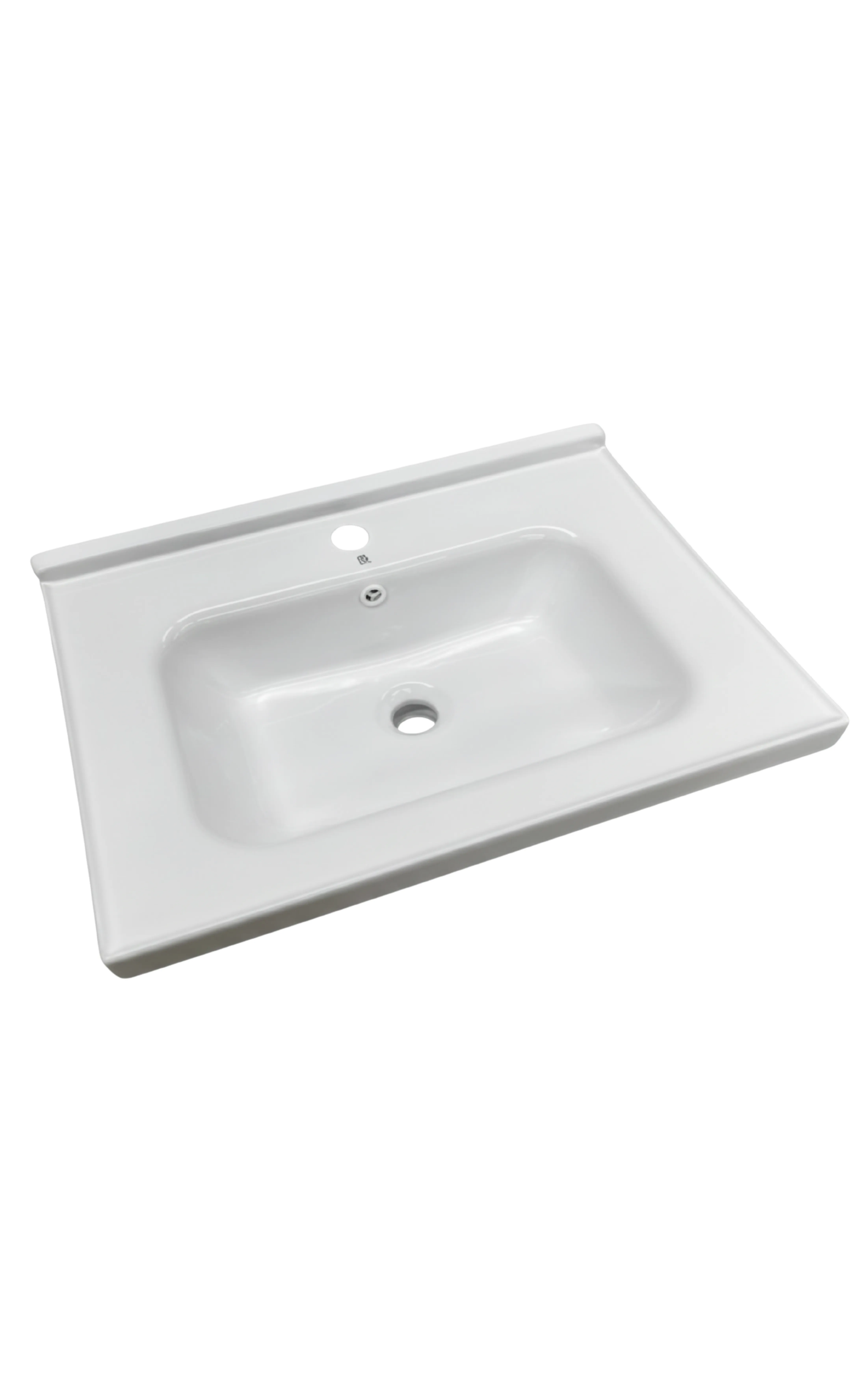 EDÉN Lavabo de cerámica con rebosadero 60 x 47 x 21 cm