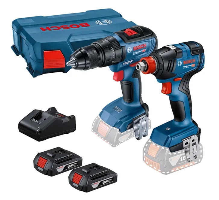 Combo Bosch 18V Brushless GDX 18V-200 y GSB 18V-50