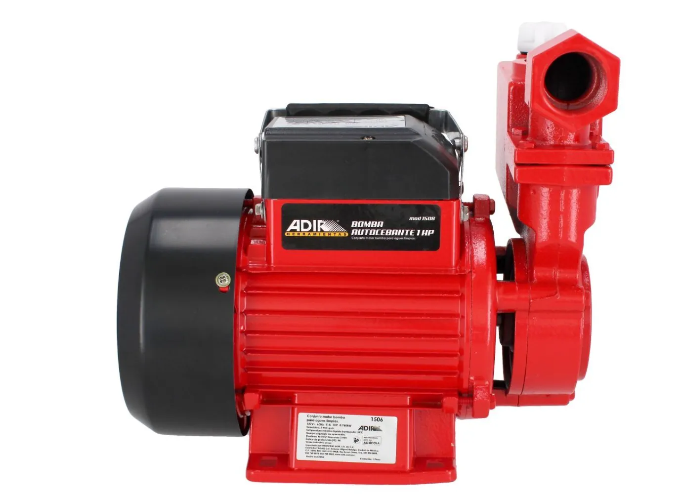 Bomba Autocebante Adir 1506 1 HP 127V