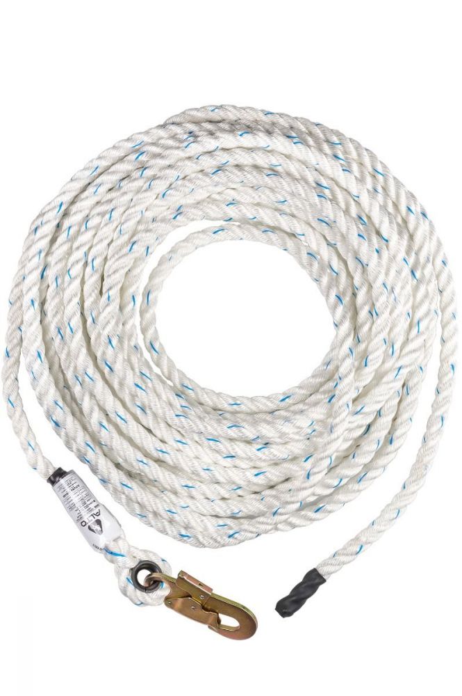 Cuerda de vida contra caídas 5/8X15m LV58PD15 Alto Altura Segura