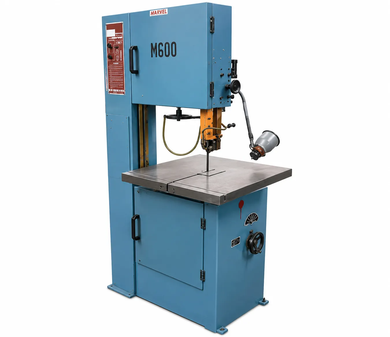 Sierra cinta vertical FUHO 1408 con mesa de 20 x 20 pulgadas